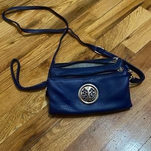Navy small crossbody purse